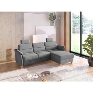 Sit & More ROHOVÁ SEDAČKA, textil, šedá obraz