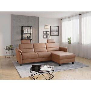 Sit & More ROHOVÁ SEDAČKA, textil, koňaková obraz