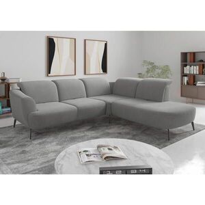 Sit & More ROHOVÁ SEDAČKA, textil, šedá obraz