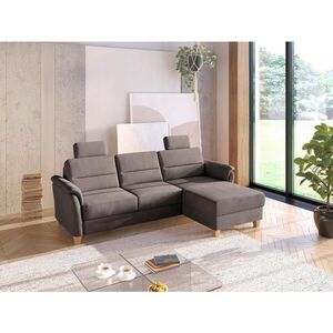 Sit & More ROHOVÁ SEDAČKA, textil, tmavě hnědá obraz