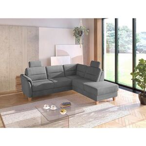 Sit & More ROHOVÁ SEDAČKA, textil, šedá obraz