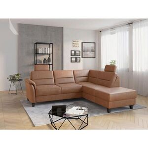 Sit & More ROHOVÁ SEDAČKA, textil, koňaková obraz