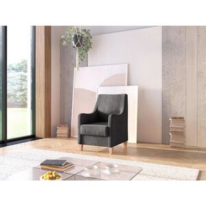 Sit & More KŘESLO, textil, černá obraz