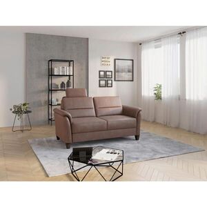 Sit & More TŘÍMÍSTNÁ POHOVKA, textil, barvy lískového ořechu obraz