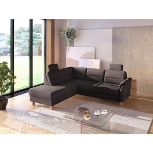Sit & More ROHOVÁ SEDAČKA, textil, tmavě hnědá obraz