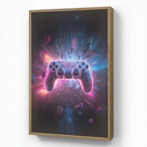 OnlyWow NÁSTĚNNÁ LAMPA S AKUMULÁTOREM Controller - Neon - Explosion - Abstraktní 60x90 cm obraz