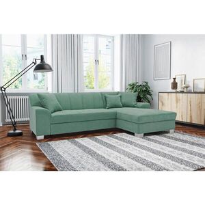 MID.YOU ROHOVÁ SEDAČKA, textil, mátově zelená obraz