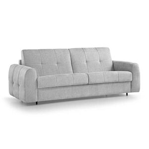 Beautysofa ROZKLÁDACÍ POHOVKA Pireus s italským mechanismem, 140×200, světle šedá obraz