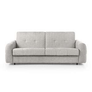 Beautysofa ROZKLÁDACÍ POHOVKA Pireus s italským mechanismem, 140×200, šedobéžová obraz