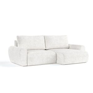 AltaBeds ROHOVÁ SEDAČKA OMARI, textil, Krémová obraz
