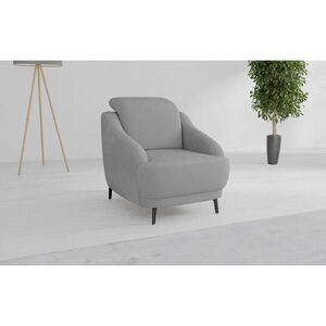 Sit & More KŘESLO, textil, šedá obraz