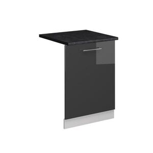 Vicco ČELNÍ PANEL MYČKY Fame-Line Antracitový vysoký lesk 60 cm , PD Antracit obraz