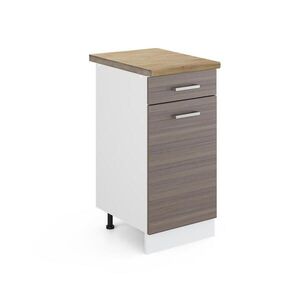 Vicco SPODNÍ SKŘÍŇKA KUCHYŇSKÉ LINKY R-Line Ušlechtilá šedá 40 cm , PD Dub obraz