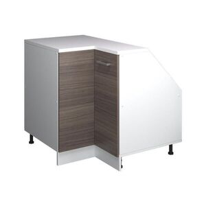 Vicco ROHOVÁ KUCHYŇSKÁ SKŘÍŇKA POD ŠIKMOU STŘECHU R-Line Ušlechtilá šedá 75.6 cm s 1 dveřmi, korpus skříně hloubka 60 cm obraz