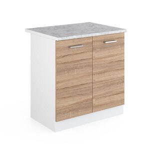 Vicco SKŘÍŇKA POD DŘEZ R-Line Sonoma 80 cm s pracovní deskou obraz