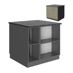 Vicco KUCHYŇSKÝ OSTROV Fame-Line Dubový panel 90 cm se zásuvkou, bez pracovní desky obraz