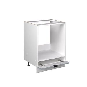 Vicco SKŘÍŇKA NA VESTAVĚNOU TROUBU Fame-Line Světle modrošedá 60 cm , PD Dub obraz