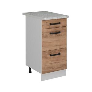Vicco SPODNÍ SKŘÍŇKA KUCHYŇSKÉ LINKY R-Line Zlatý mocný dub 40 cm PD Mramor obraz