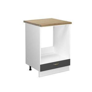 Vicco SKŘÍŇKA NA VESTAVĚNOU TROUBU Fame-Line Antracitově zlatý 60 cm , PD Dub obraz