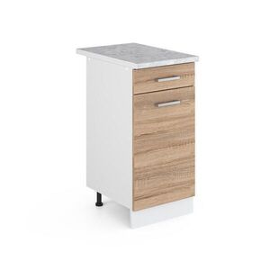 Vicco SPODNÍ SKŘÍŇKA KUCHYŇSKÉ LINKY R-Line Sonoma 40 cm s pracovní deskou obraz