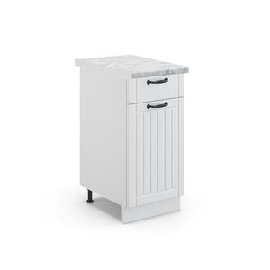 Vicco SPODNÍ SKŘÍŇKA KUCHYŇSKÉ LINKY Fame-Line Bílý venkovský dům 40 cm , PD Mramor obraz