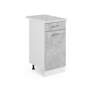 Vicco SPODNÍ SKŘÍŇKA KUCHYŇSKÉ LINKY R-Line Beton 40 cm s pracovní deskou obraz