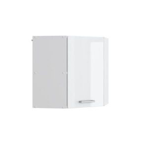 Vicco ROHOVÝ VĚŠÁK NA STĚNU R-Line Bílá vysoký lesk 57 cm obraz