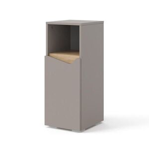 Vicco STŘEDNÍ SKŘÍŇKA Marelle Greige 30 x 74.5 cm s dvířky a otevřenou přihrádkou obraz