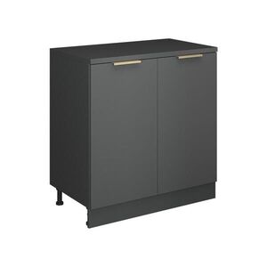 Vicco KUCHYŇSKÁ SKŘÍŇKA POD ŠIKMOU STŘECHU R-Line, Antracitově zlatý, 80 cm bez šikminy se 2 dveřmi obraz