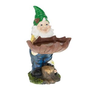 Relaxdays TRPASLÍK vícebarevný pítko pro ptáky polyresin 36 cm obraz