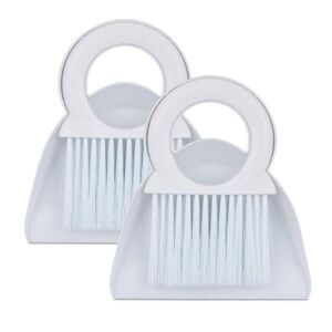 Relaxdays SOUPRAVA Bílá 2-ks smetáček a lopatka plast obraz