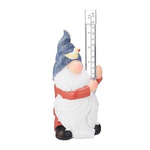Relaxdays DEŠŤOMĚR Vícebarevný zahradní trpaslík polyresin výška 18 cm obraz