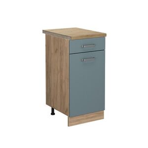 Vicco SPODNÍ SKŘÍŇKA KUCHYŇSKÉ LINKY R-Line Modrošedá 40 cm , PD Dub obraz