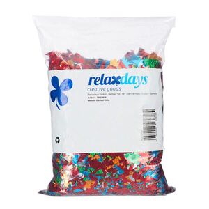 Relaxdays KONFETY Barevné metalické 0, 28 kg obraz
