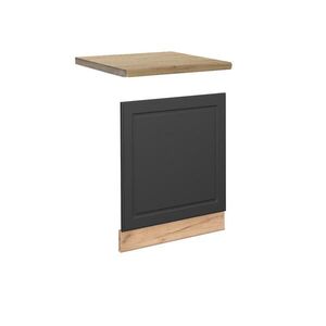 Vicco PŘEDNÍ PANEL Fame-Line Antracitově zlatý 60 cm , PD Dub obraz