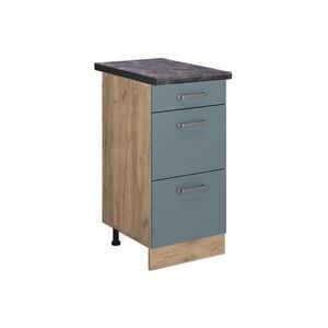 Vicco SPODNÍ SKŘÍŇKA KUCHYŇSKÉ LINKY R-Line Modrošedá 40 cm se zásuvkami, PD Antracit obraz