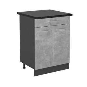Vicco SPODNÍ SKŘÍŇKA KUCHYŇSKÉ LINKY R-Line Beton 60 cm , PD Antracit obraz