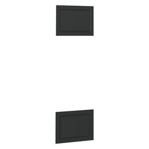 Vicco KUCHYŇSKÁ DVÍŘKA R-Line Antracitový venkovský dům 59.6 x 88.4 cm nábytková čela pro skříň k vestavné mikrovlnné troubě obraz