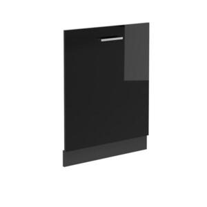 Vicco ČELNÍ PANEL MYČKY R-Line Černý vysoký lesk 60 cm bez pracovní desky obraz
