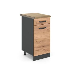 Vicco SPODNÍ SKŘÍŇKA KUCHYŇSKÉ LINKY R-Line Zlatý mocný dub 40 cm , PD Dub obraz