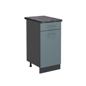 Vicco SPODNÍ SKŘÍŇKA KUCHYŇSKÉ LINKY R-Line Modrošedá 40 cm , PD Antracit obraz