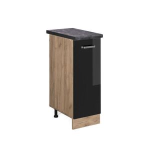 Vicco LÉKÁRNIČKOVÁ SKŘÍŇKA R-Line Černý vysoký lesk 30 cm , PD Antracit obraz