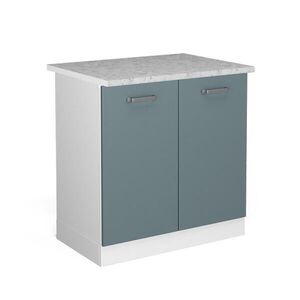 Vicco SKŘÍŇKA POD DŘEZ R-Line Modrošedá 80 cm s pracovní deskou obraz