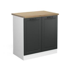 Vicco SKŘÍŇKA POD DŘEZ R-Line Antracitový venkovský dům 80 cm , PD Dub obraz