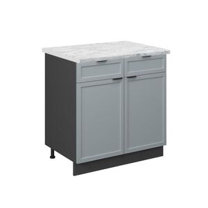 Vicco SPODNÍ SKŘÍŇKA KUCHYŇSKÉ LINKY Fame-Line Světle modrošedá 80 cm , PD Mramor obraz