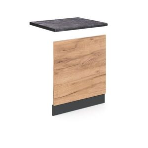 Vicco PŘEDNÍ PANEL R-Line Zlatý mocný dub 60 cm , PD Antracit obraz