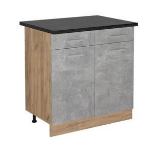 Vicco SPODNÍ SKŘÍŇKA KUCHYŇSKÉ LINKY R-Line Beton 80 cm , PD Antracit obraz