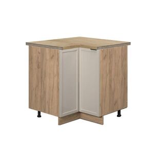 Vicco ROHOVÁ SKŘÍŇKA Fame-Line GreyBeige 80.5 cm , PD Dub obraz