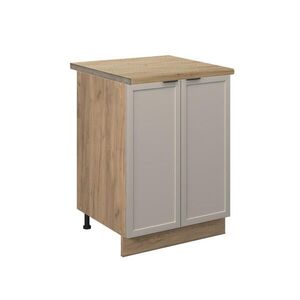 Vicco SPODNÍ SKŘÍŇKA KUCHYŇSKÉ LINKY Fame-Line GreyBeige 60 cm , PD Dub obraz