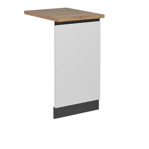 Vicco ČELNÍ PANEL MYČKY R-Line Bílá 45 cm , PD Dub obraz